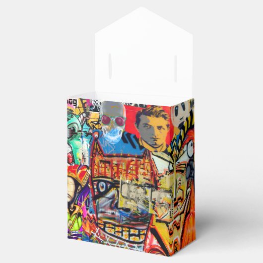 Graffitimuurcollage Bedankdoosjes (Geopend)