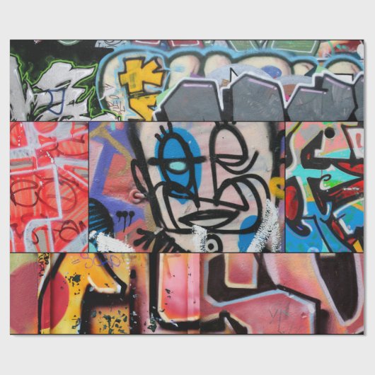 Graffitis Cadeaupapier (Vlak)