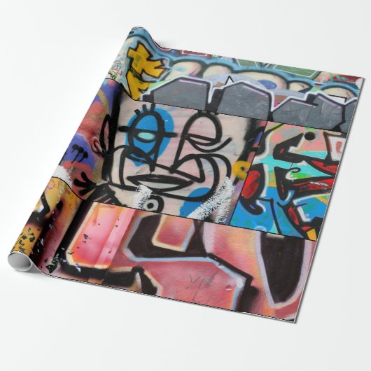 Graffitis Cadeaupapier (Uitgerold)