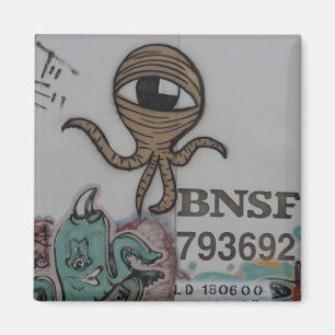 Graffitti Aliens Magneet