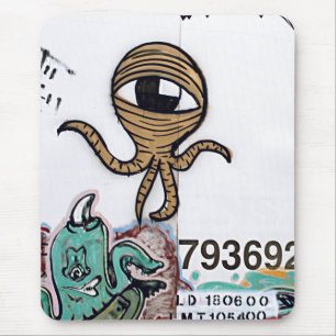 Graffitti Aliens Muismat