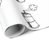 Graffitti Cadeaupapier (Rol Hoek)