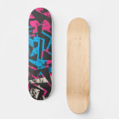 Graffitti kunstskateboard skateboard (Voorkant)