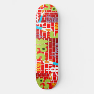 Graffitti spray Skateboard