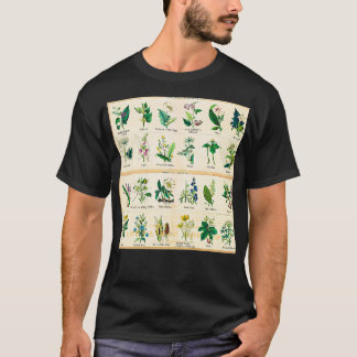 Grafiek 1843 Planten T-shirt