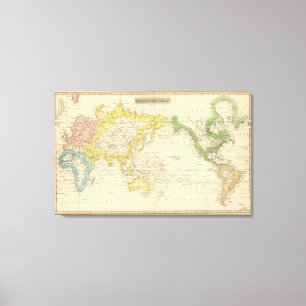 Grafiek 2 van de Mercator Canvas Afdruk