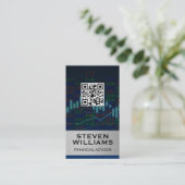 Grafiek financiële voorraad | QR Label Scan (Staand voorkant)