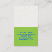 Grafiek Gegevensgrafieken | Informatieanalist Visitekaartje (Achterkant)