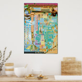 Grafiek Hamitic, Shemitic and Japheth Poster (Keuken)