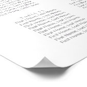 Grafiek met briefterende cabine poster (Hoek)