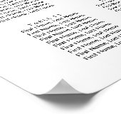 Grafiek met briefterende cabine poster (Hoek)