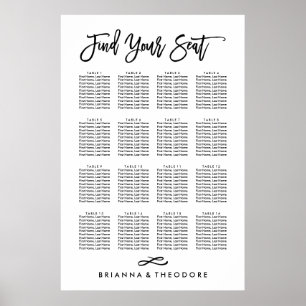 Grafiek met briefterende cabine poster