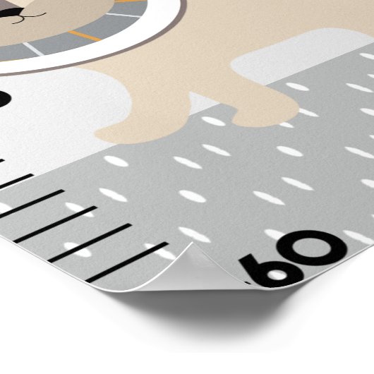 Grafiek met grijze groeigrafiek voor oerwouden bli poster (Hoek)