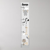 Grafiek met grijze groeigrafiek voor oerwouden bli poster (Voorkant)