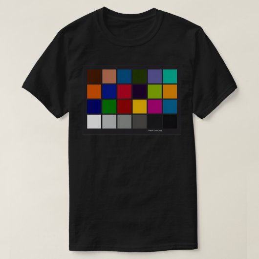 Grafiek met kleurcontrole t-shirt (Design voorkant)