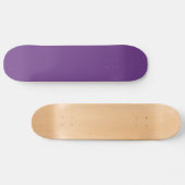 Grafiek Paarse Persoonlijke Violet Kleurachtergron Skateboard (Horizontaal)