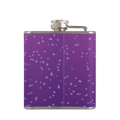 Grafiek Soda met kleine belletjes Achtergrond Art Heupfles (Achterkant)