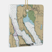 Grafiek van Camano Island Keramisch Ornament (Rechts)