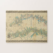 Grafiek van de benedenloop van de Mississippi Legpuzzel (Horizontaal)