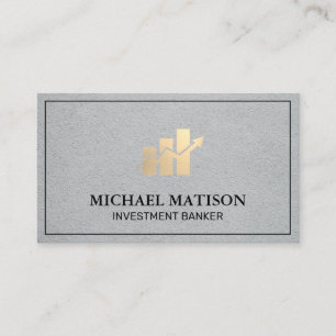 grafiek van de financiële staaf voorraadanalyse visitekaartje