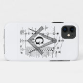 Grafiek van de Masonic Degrees Case-Mate iPhone Case (Achterkant (horizontaal))