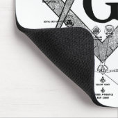 Grafiek van de Masonic Degrees Muismat (Hoek)