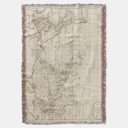 Grafiek van de wereld deken (Voorkant Verticaal)