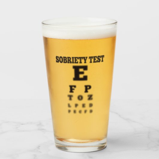 Grafiek van het Oog van de Test van de Glas (Voorkant gevuld)