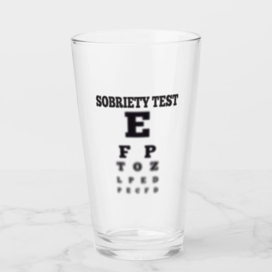 Grafiek van het Oog van de Test van de Glas (Voorkant)