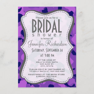 Grafieke Paarse Camo; Camouflage Kaart