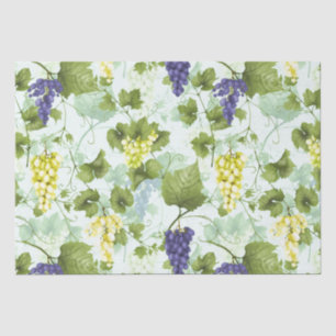 Grafieken met handgetekende zomerfruitpatroon op M Tissuepapier