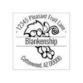 Grafieken Ronde Adres Aangepaste naam Rubberstempel (Afrduk)