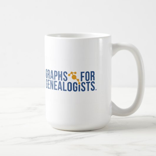 Grafieken voor de mok van Genalogisten voor koffie (Rechts)