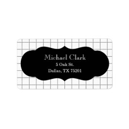 Grafiekpapier Adresetiketten Etiket