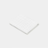Grafiekpapier Sticky Notes (Schuin)