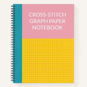 Grafiekpapier voor modern kleurenblok notitieboek