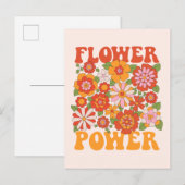 Grafisch aggregaat van de Groovy-ventilator Briefkaart (Voorkant / Achterkant)