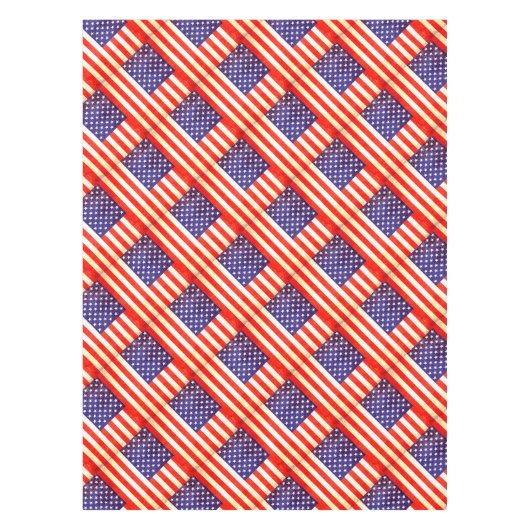 Grafisch  Amerikaanse vlag tafelkleed (Voorkant)