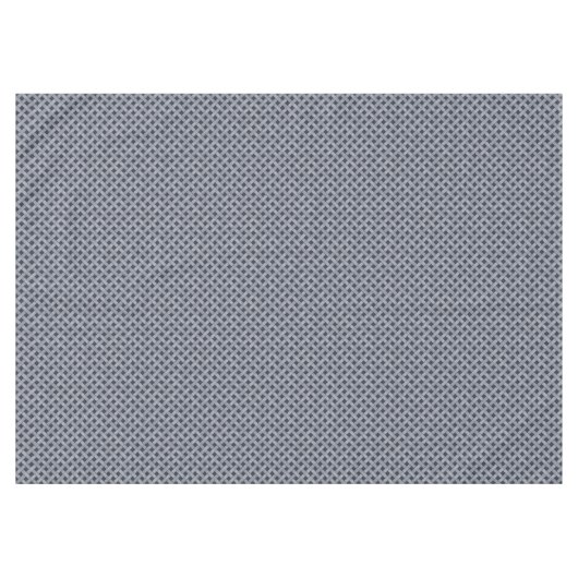 Grafisch Geweven Zilveren Rattan op Custom Donkerb Tafelkleed (Voorkant (Horizontaal))