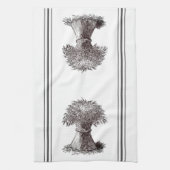 Grafisch Grain Sheaf Kitchen Towel Theedoek (Verticaal)