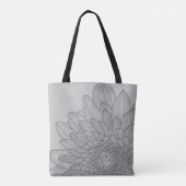 Grafisch grote zonnebloem | CANVAS TAS (Achterkant)
