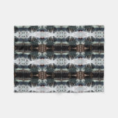 Grafisch handgemaakt fleece deken (Voorkant (Horizontaal))