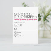 Grafisch Interplay Kaart Bindende reactie Roze har (Staand voorkant)