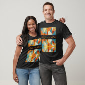 Grafisch leven in 2023 Abstracte lijnen en curven T-shirt (Unisex)