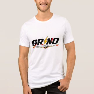 Grafisch logboek 'Grind Hustle Every Single Day' Tri-Blend Shirt
