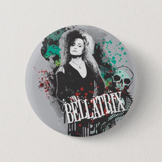 Grafisch logo van Bellatrix Lestrange Ronde Button 5,7 Cm (Voorkant)