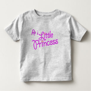 Grafisch meisje van pop Little Princess roze boven Kinder Shirts