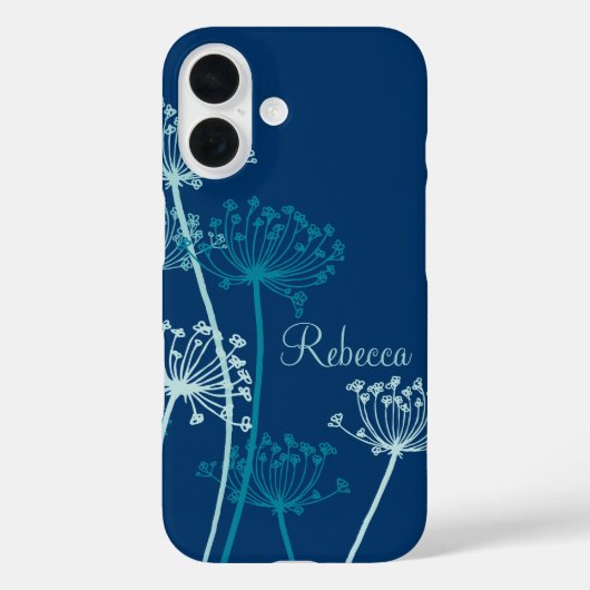Grafisch moderne bloemenlammeren, draagvlak Case-Mate iPhone case (Achterkant)