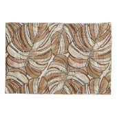 Grafisch Monstera laat tropisch design achter Kussensloop (Achterkant)