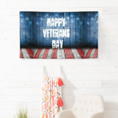 grafisch ontwerp , amerikaanse vlagkleuren en deco spandoek (Insitu)